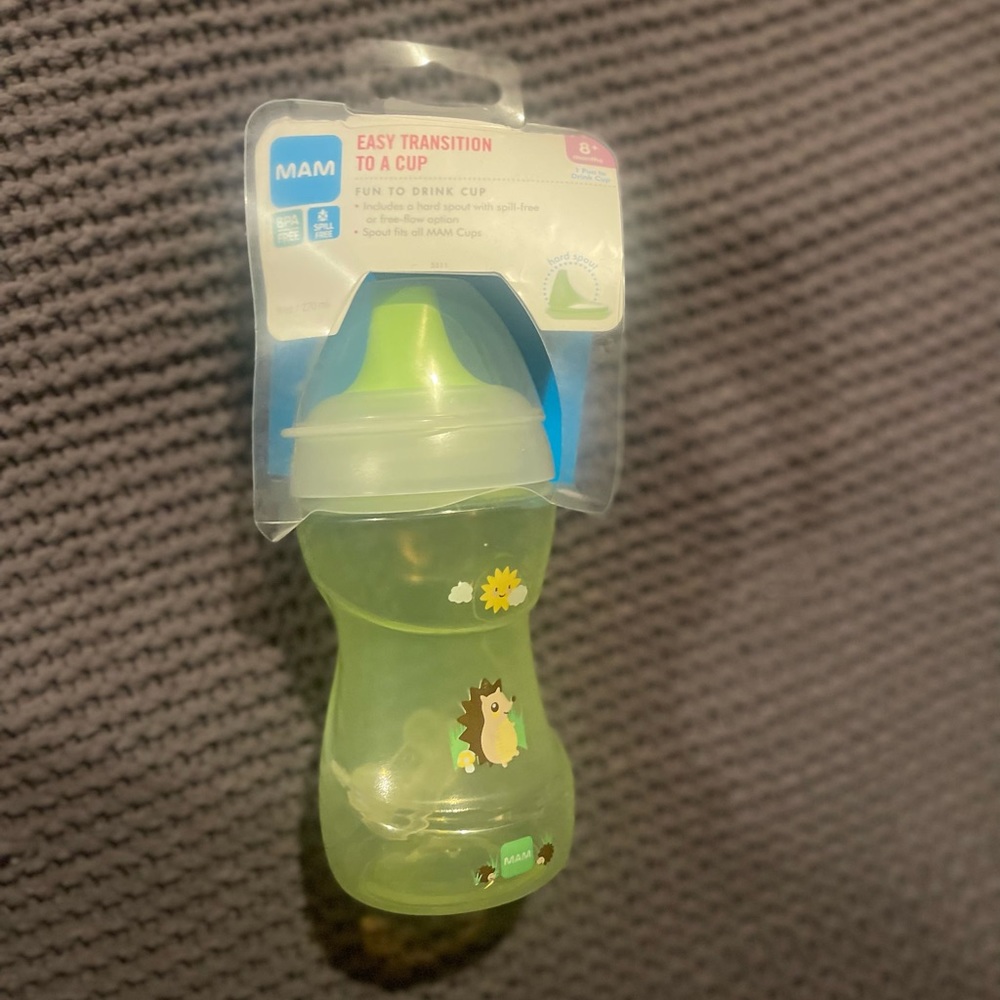 MAM bottle easy transition into a cup